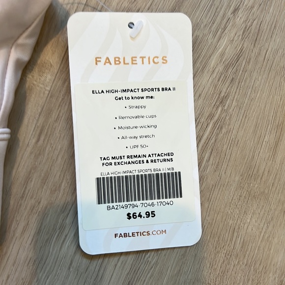 NWT Fabletics Ella Sports Bra II - M - Picture 5 of 5